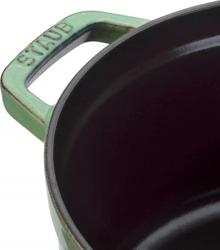 Garnek żeliwny okrągły 2.2 ltr STAUB LA COCOTTE Miętowy