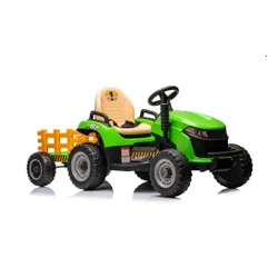 Traktorek Na Akumulator Dla Dziecka Bbh-030 Z Przyczepką Pilot Światła LED