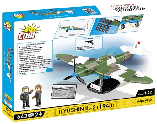 Конструктор COBI Historical Collection WWII Ilyushin IL-2 1943 643 шт.