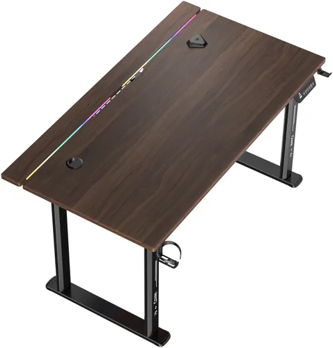 Biurko gamingowe COBRA Electra S CRF1423ELBNRGB Brązowy