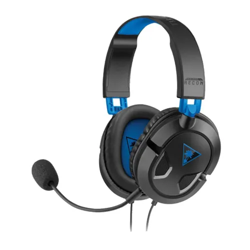 Słuchawki przewodowe z mikrofonem Turtle Beach Ear Force Recon 50P Nauszne Czarno-niebieski