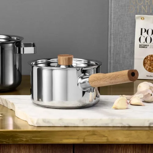 EVA SOLO Nordic Kitchen 1,5 l - rondel z pokrywką ze stali nierdzewnej