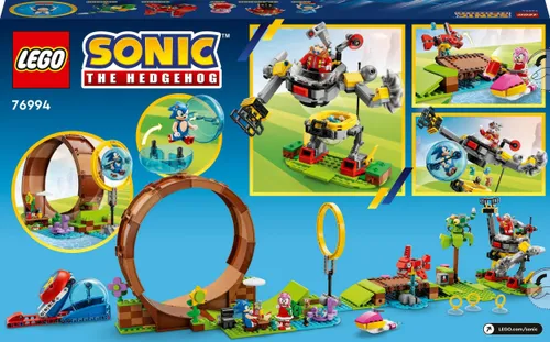 Конструктор Lego Sonic the Hedgehog Sonic - вызов петли в Грин-Хилле (76994)