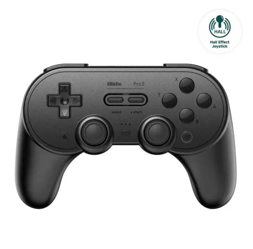 Pad 8BitDo Pro 2 Hall Effect do PC, Nintendo Switch, Android Bezprzewodowy Czarny