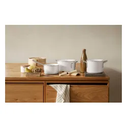 EVA TRIO White Line 2,5 l - garnek aluminiowy