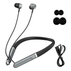 Słuchawki bezprzewodowe Manta MNH02 Olympic II Dokanałowe Bluetooth 5.3 Czarny