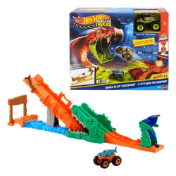 Tor Hot Wheels Monster Trucks Rajdowe wyzwanie Paszcza Krokodyla JJN45