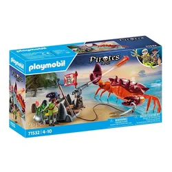 Набор фигурок Playmobil Пираты 71532 Схватка с гигантским крабом