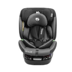 Fotelik samochodowy TULANO Loom 35 40-150 cm (0-36 kg) Czarno-szary