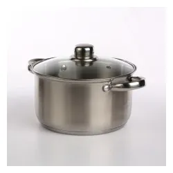 Garnek ze stali nierdzewnej z pokrywką FABIO 3,6 l
