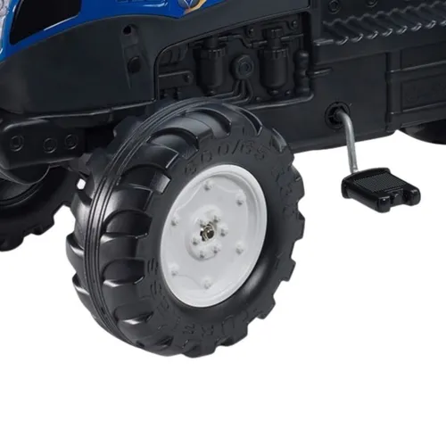 Duży Traktor Na Pedały Falk New Holland Z Przyczepą Dla Dzieci 3-7 Lat 50Kg