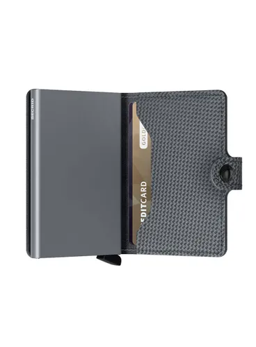 Secrid Miniwallet Karbon RFID Cüzdanı-cool grey