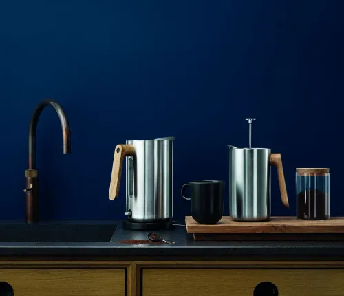 EVA SOLO Nordic Kitchen 1,5 l - czajnik elektryczny bezprzewodowy ze stali nierdzewnej