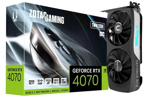 Karta graficzna Zotac GeForce RTX 4070 Twin Edge OC 12GB GDDR6X 192bit DLSS