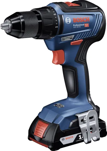 Bosch GSR 18V-55 18V Akülü Matkap 2 x Akülü Matkap 4 Ah (06019H5204)