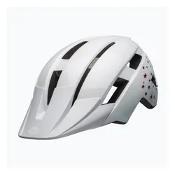 Kask rowerowy dziecięcy Bell Sidetrack II Jr stars gloss/white