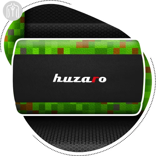 Fotel HUZARO Ranger 6.0 Pixel Mesh Czarno-zielony