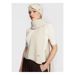 Calvin Klein Re-Blocare Eșarfă K60k610415 Întuneric Ecru