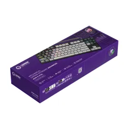 Klawiatura mechaniczna Lorgar Azar 514 TKL RGB Biało-czarny