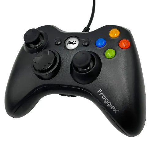 FroggieX FX-X360-PC-B Пад для ПК, Xbox 360 проводной черный