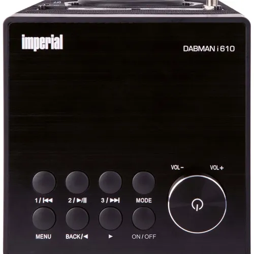 Radioodbiornik Imperial DABMAN i610 Radio FM, DAB+ Internetowe Wi-Fi Bluetooth Czarny