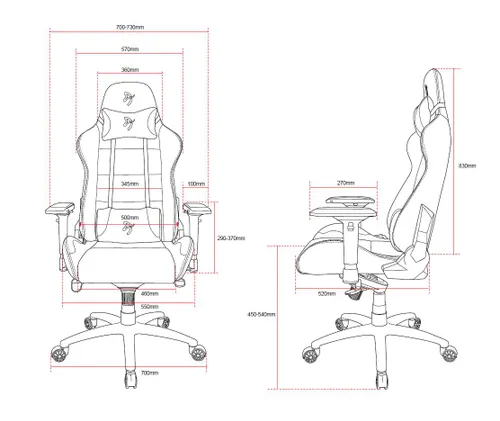 Fotel Arozzi Verona Signature PU Gamingowy do 130kg Skóra ECO Czarno-czerwony