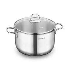 Garnek ze stali nierdzewnej z pokrywką KORKMAZ PERLA 2,3 l