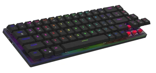 Klawiatura mechaniczna Aqirys AQI-GA-KB-8 Gateron Red Czarny