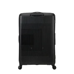 American Tourister Aerostep'in Geniş Genişletilebilir Valizi-siyah