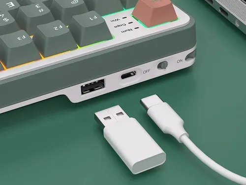 Klawiatura ROYAL KLUDGE RK-S98 Chartreuse Switch Wielokolorowy