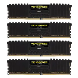 Pamięć Corsair Vengeance LPX, DDR4, 64 GB, 2666MHz, CL16 (CMK64GX4M4A2666C16)