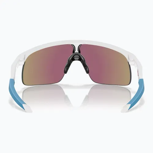 Okulary przeciwsłoneczne dziecięce Oakley Resistor polished white/prizm sapphire