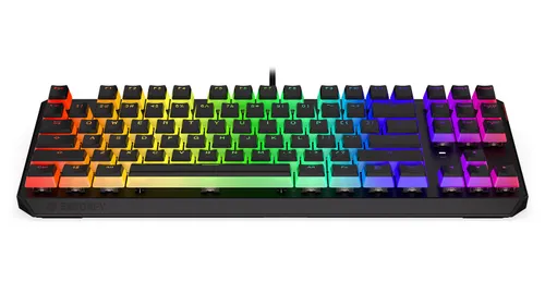 Klawiatura mechaniczna Endorfy Thock TKL Pudding Brown Kailh Brown RGB Czarny