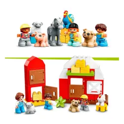 Конструктор Lego Duplo сарай, трактор и домашний скот (10952)