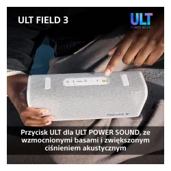 Głośnik Bluetooth Sony ULT Field 3 SRS-ULT30H Szary + Słuchawki bezprzewodowe ULT Wear WH-ULT900NB Czarny