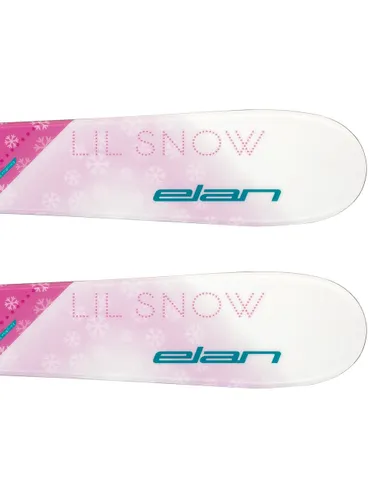 Narty dziecięce ELAN LIL SNOW + wiązanie ELAN EL 7.5 z GRIP WALK - Długość (cm) - 130