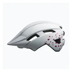 Kask rowerowy dziecięcy Bell Sidetrack II Jr stars gloss/white