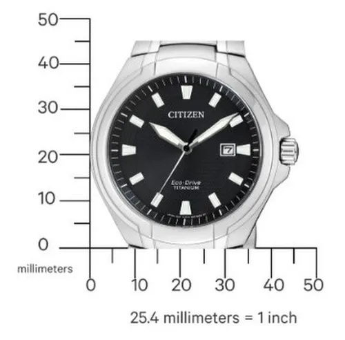 Zegarek CITIZEN Super Titanium BM7430-89E Srebrny