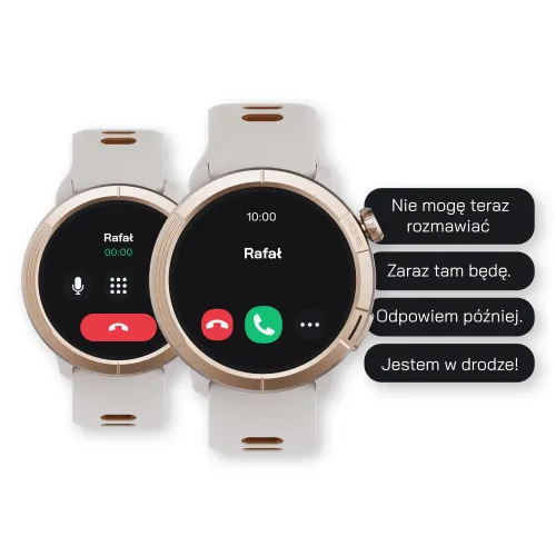 Smartwatch STELIO Activ Pro AI GPS 46mm Tytan Złoty