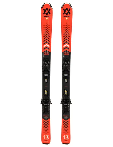 Narty dziecięce VOLKL RACETIGER Jr + Marker VMOTION 4.5 Jr z GRIP WALK 2022 - Długość (cm) - 100