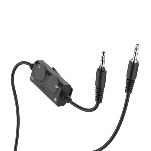 Słuchawki przewodowe Hama 00221846 TV Headphones Cable Nauszne Kabel 6m Regulacja Głośności Czarny