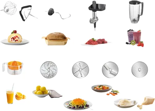 Robot kuchenny planetarny BOSCH MUM58M59 z blenderem kielichowym i funkcją krojenia w kostkę