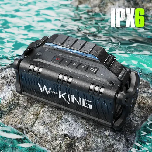 Głośnik mobilny W-KING D8 Czarny