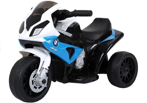 Motorek Na Akumulator Dla Dzieci 1-3 Lata Trójkołowy Bmw S1000Rr LED Skóra