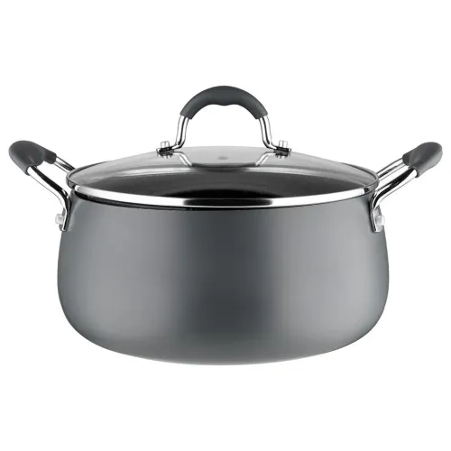 Garnek aluminiowy z pokrywką FLORINA NORDICA 5,6 l