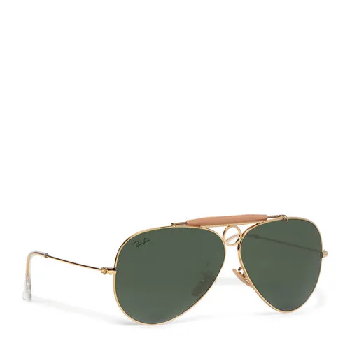 Okulary przeciwsłoneczne Ray-Ban 0RB3138 W3401 Arista/G/15/Green - Rozmiar (EU) 58