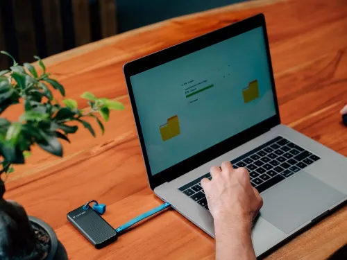 Dysk VERBATIM Pocket 256GB SSD Czarno-niebieski
