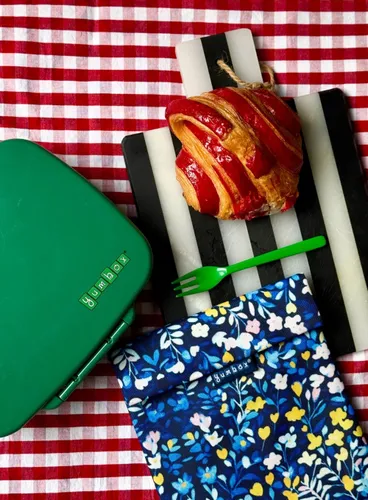 Lunchbox głęboki 5-komorowy Yumbox Go Bento Box - lima green