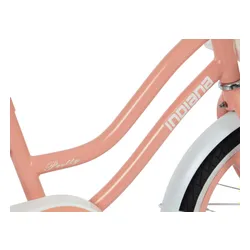 Rower dziecięcy INDIANA Pretty 16 cali dla dziewczynki Brzoskwiniowy