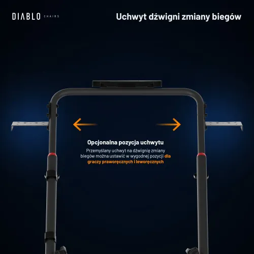 Stojak DIABLO CHAIRS X-Drive Mini Czarno-biały